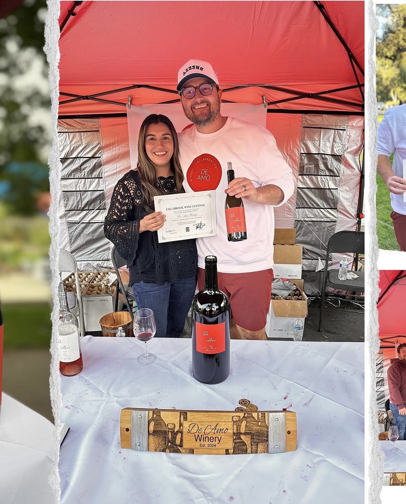 Logan and Viviana Wynn, owners of De Amo Winery