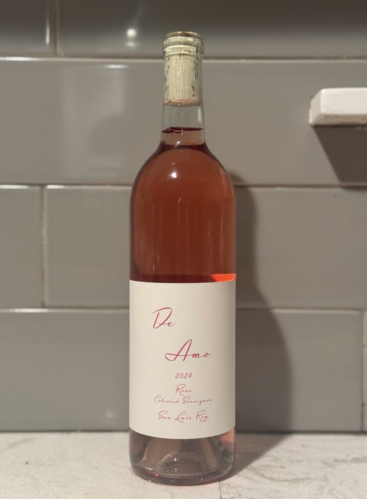 2024 De Amo Rosé bottle