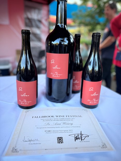2021 De Amo Winery Cabernet Sauvignon